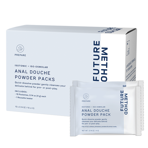 anal douche powder packs packaging